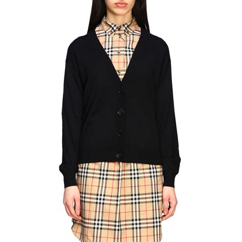 black sweater with burberry patches|burberry cardigan women's.